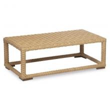Leucadia 53 X 31 Inch Rectangular Wicker Patio Coffee Table By Sunset West image
