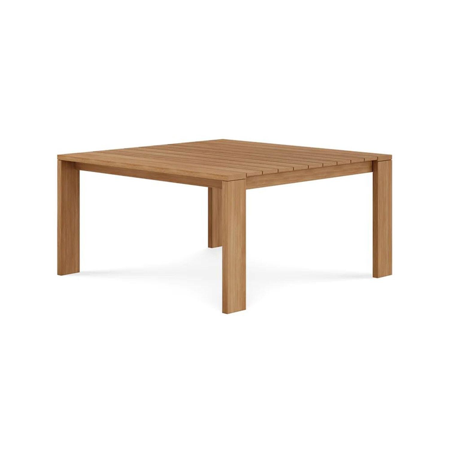 Bellawood 39 Inch Teak Square Dining Table by Lakeview Outdoor Designs - Angled - White Background thumbnail