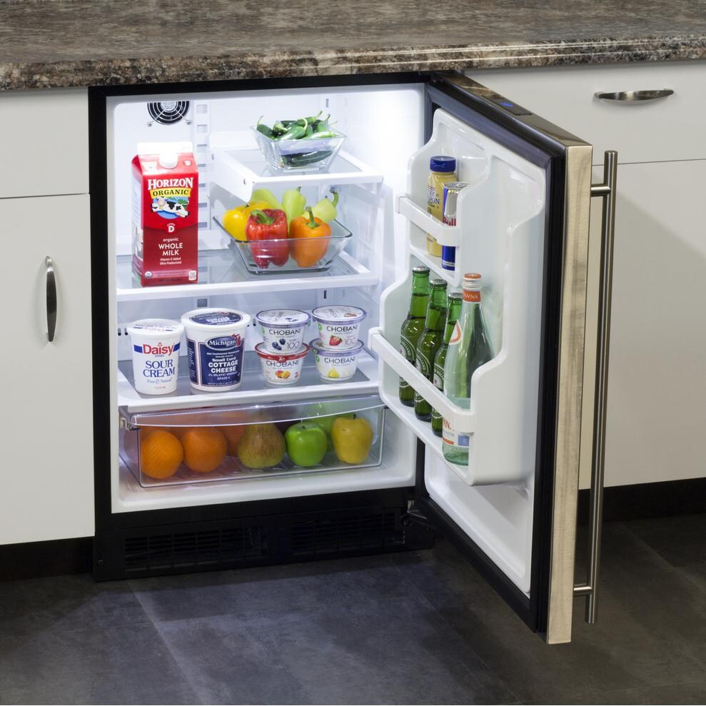 Marvel 24-Inch Under Counter Refrigerator With Utility Bin - In Cabinet thumbnail