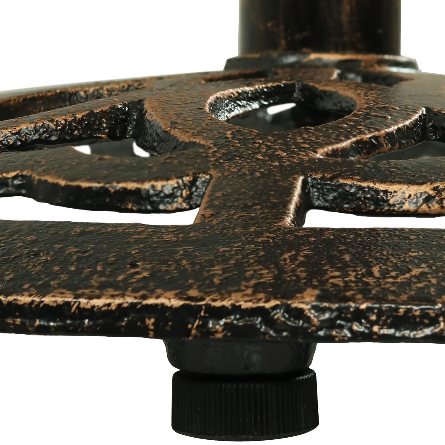 Ultimate Patio 26-Inch Round Bar-Height Cast Iron Table - Table Feet thumbnail