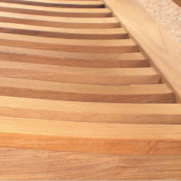 Royal Teak Collection Estate Teak Rocking Chair With Contoured Seat - Seat Detail thumbnail