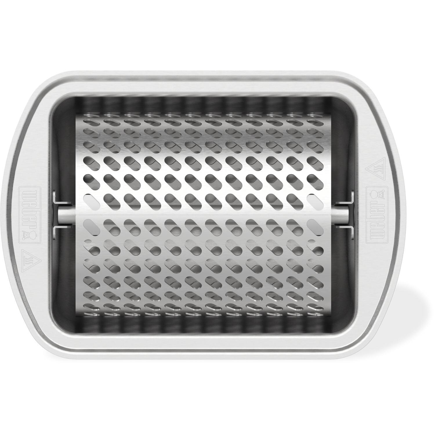 Weber Grills 3401333 Stainless Steel Griddle Butter Roller - Top - White Background thumbnail
