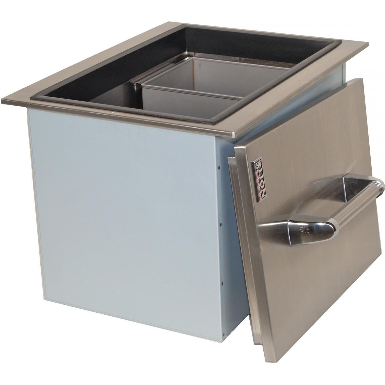 Lion Stainless Steel Drop-In Ice Bin With Condiment Tray thumbnail