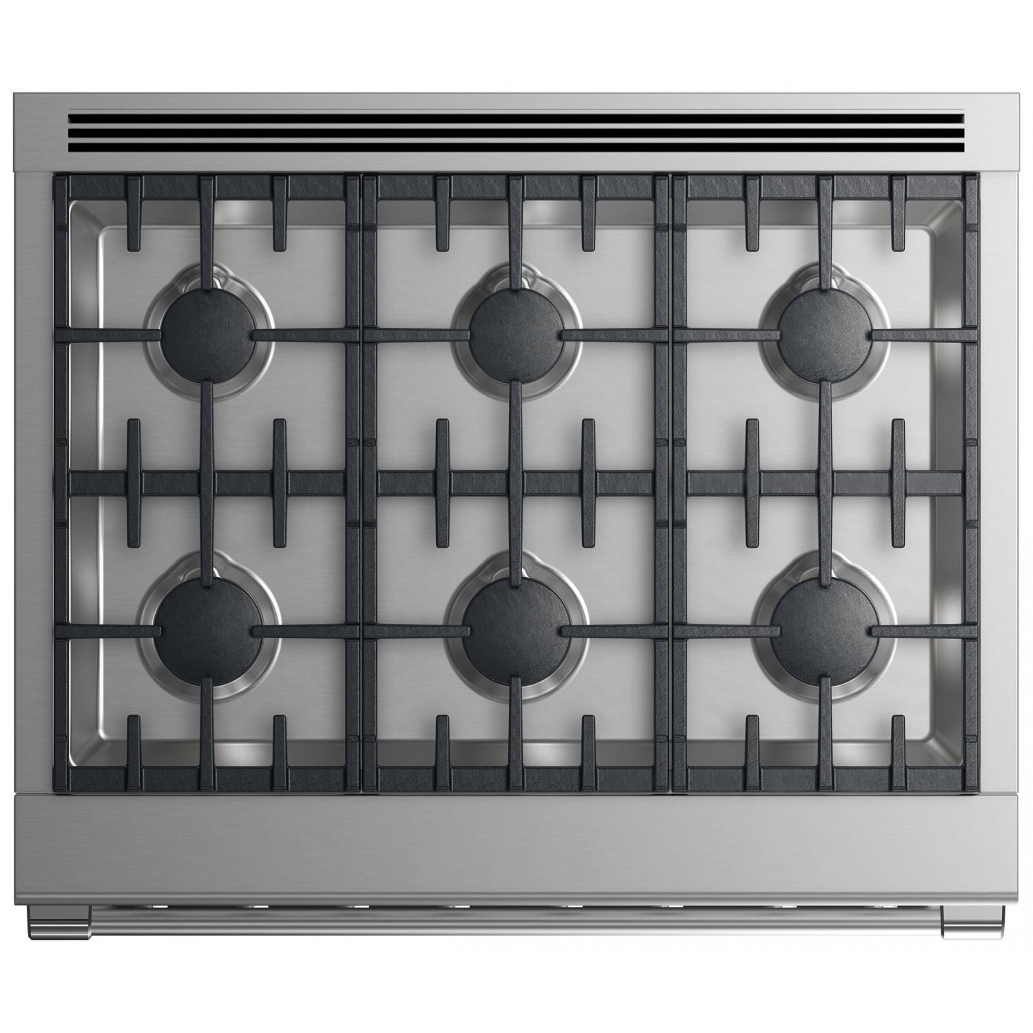 Fisher Paykel Professional 36-Inch 6-Burner Gas Range - Top View thumbnail