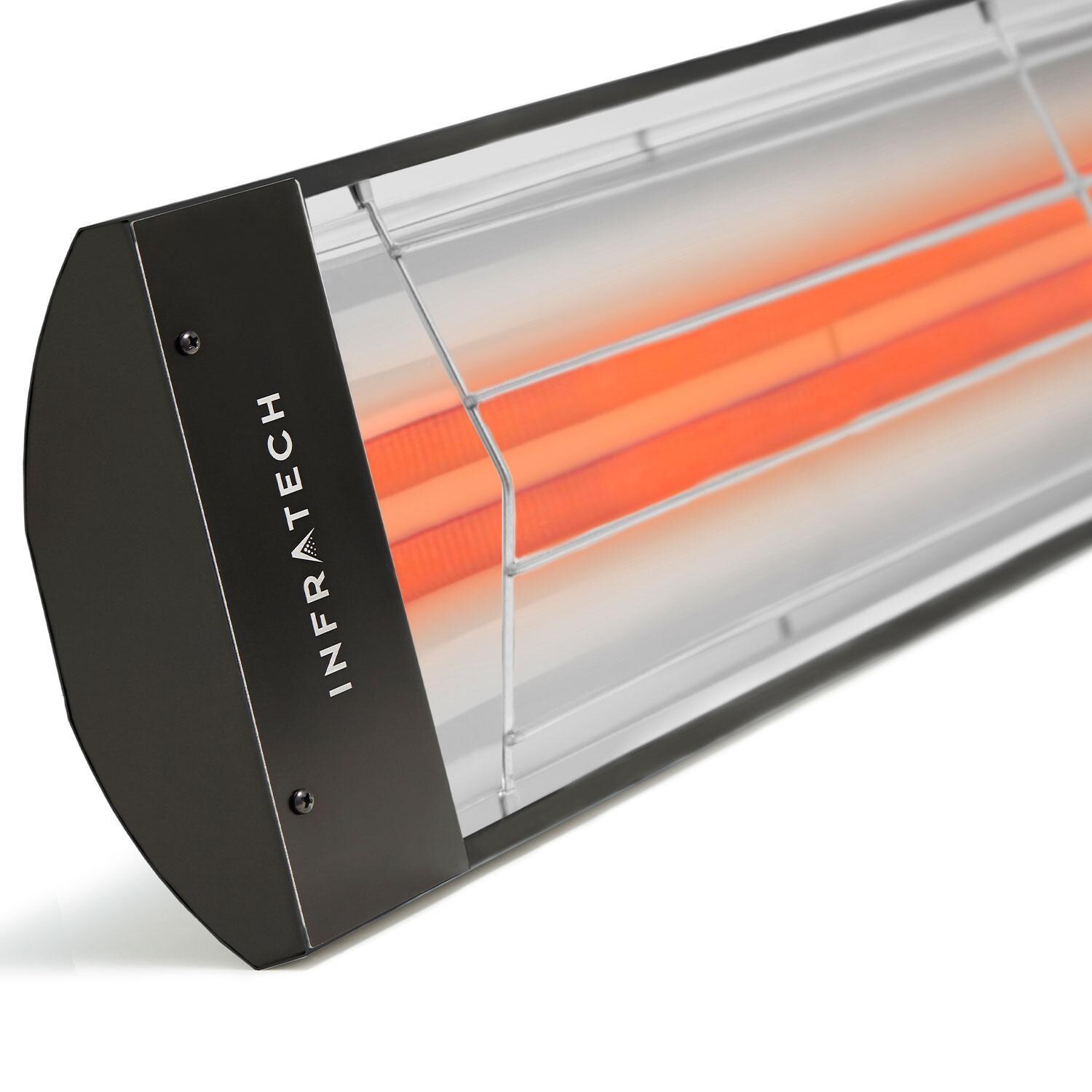 Infratech CD-Series 48 Inch 5200W Dual Element Electric Patio Heater - 240V - Black - CD5224BL
