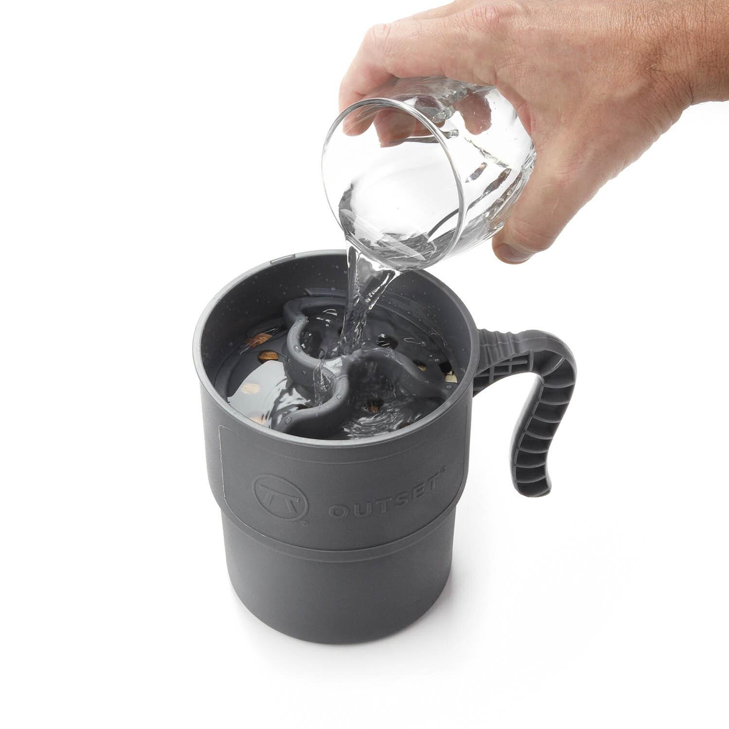 Wood Chip Soaker With Handle - Adding Liquid thumbnail