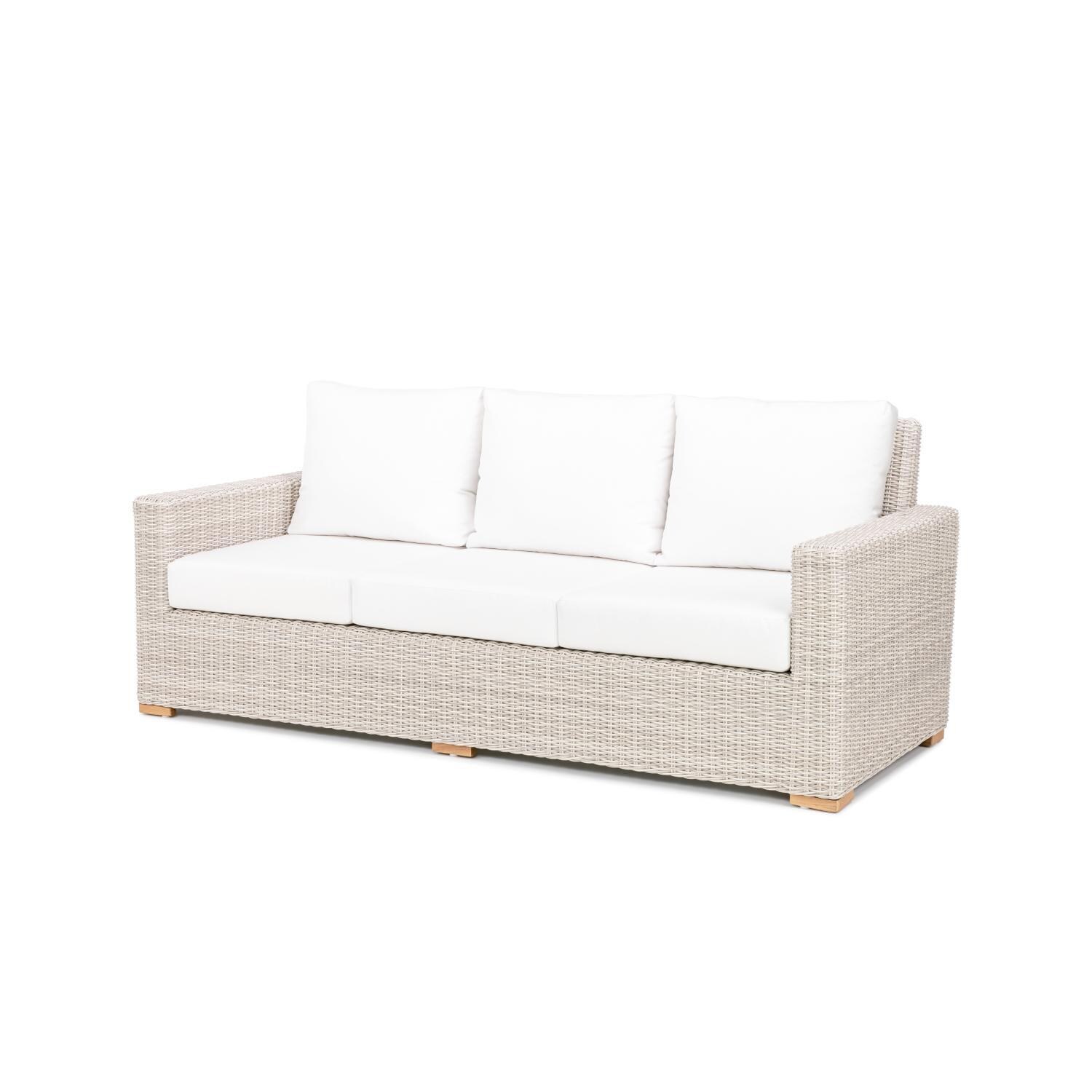 Teak + Table Oyster Bay Sofa in Natural - Side - White Background thumbnail