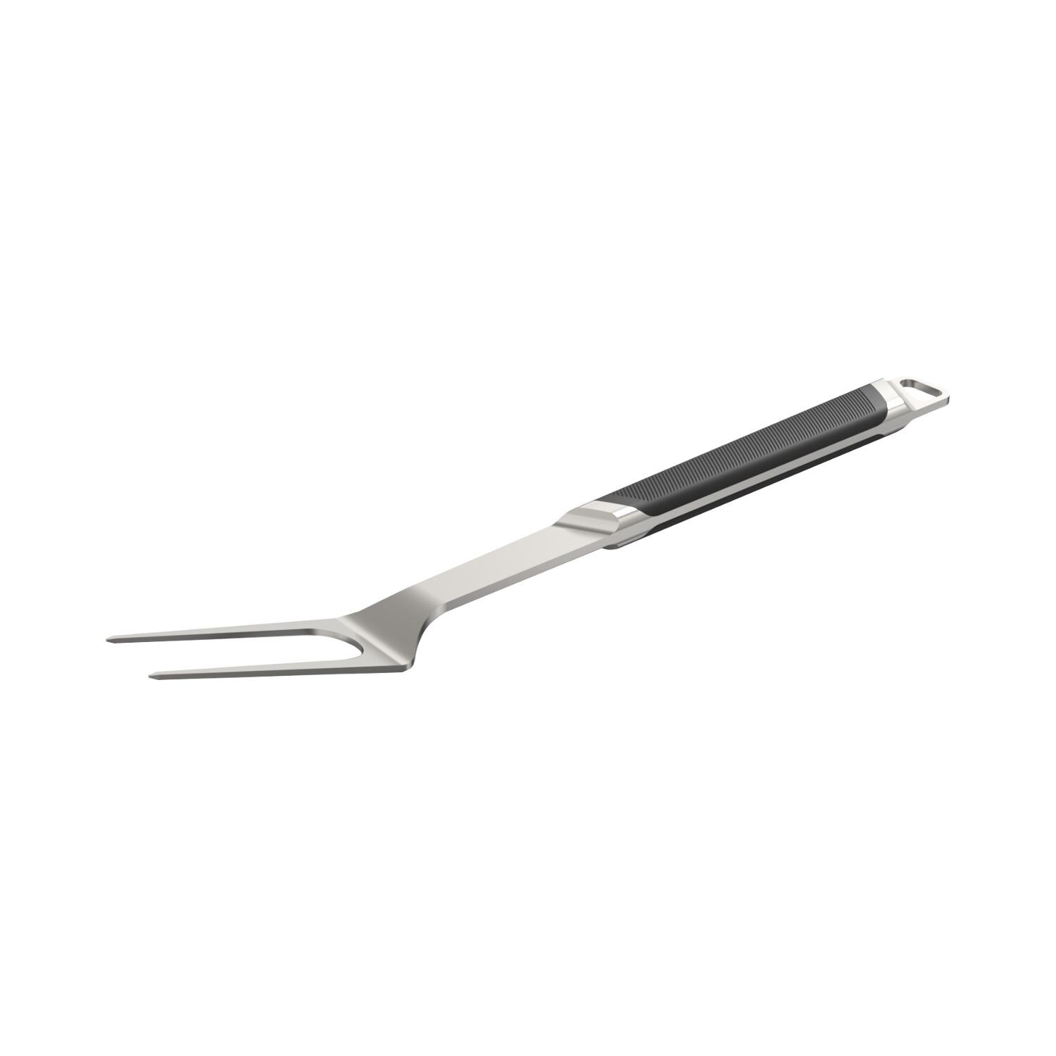 Everdure By Heston Blumenthal Brushed Stainless Steel Fork With Soft Grip - Large - HBFORKL
