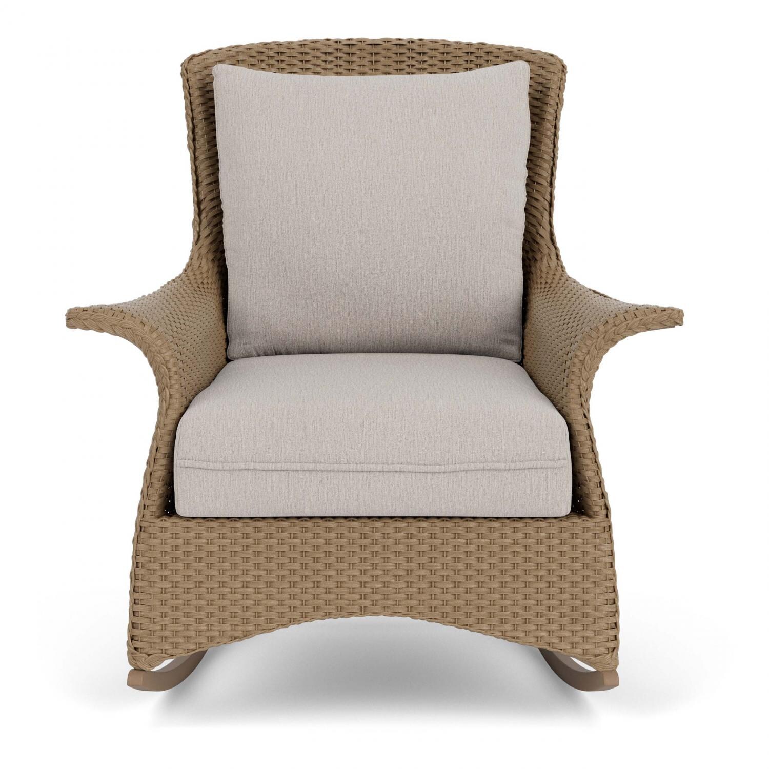 Lloyd Flanders Mandalay Lounge Rocker in Fawn Finish with Remy Cloud fabric thumbnail