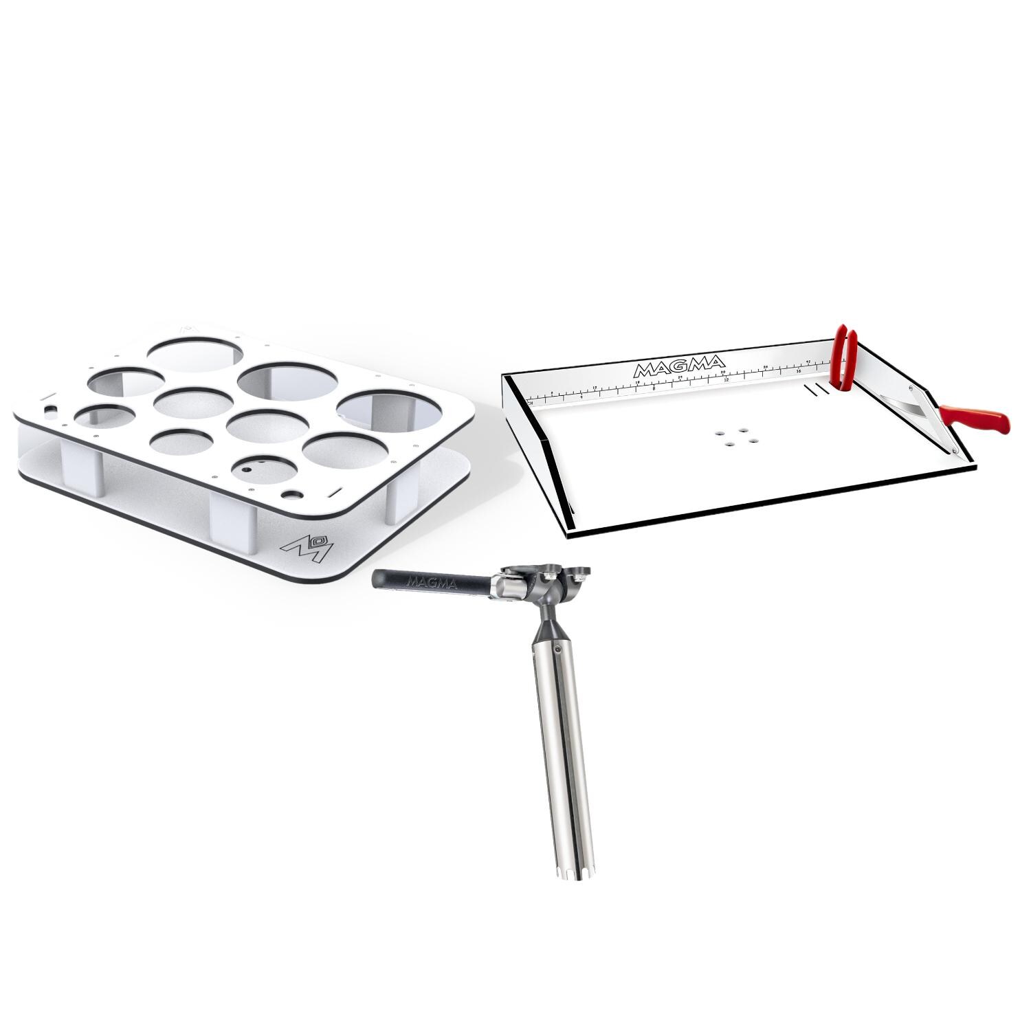 Magma T10-532 Rectangle Party Table with Fillet Table & LeveLock Rod Holder Mount thumbnail