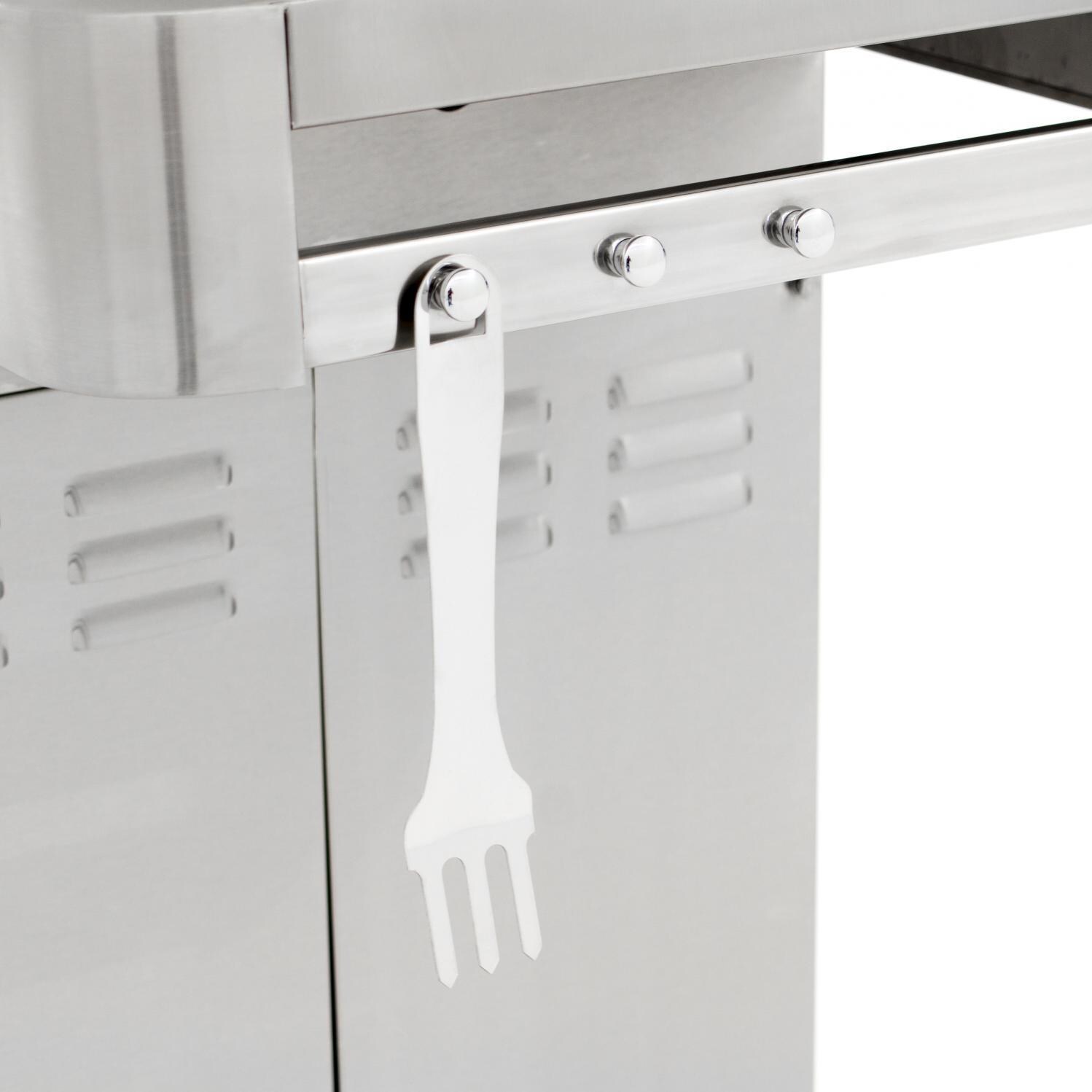 Saber Premium R67SC0017 670 40-Inch 4-Burner Infrared Propane Gas Grill With Side Burner - Tool Hook thumbnail