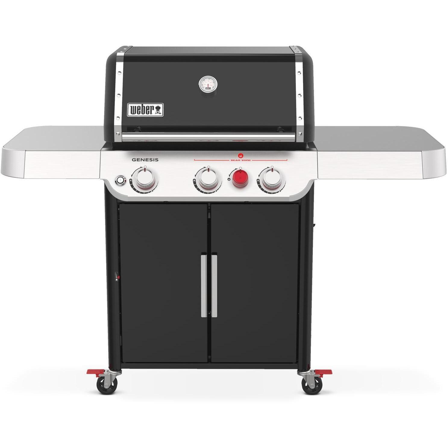 Weber GENESIS 35310001 E-325s Propane Gas Grill with Sear Burner - Black - White Background thumbnail