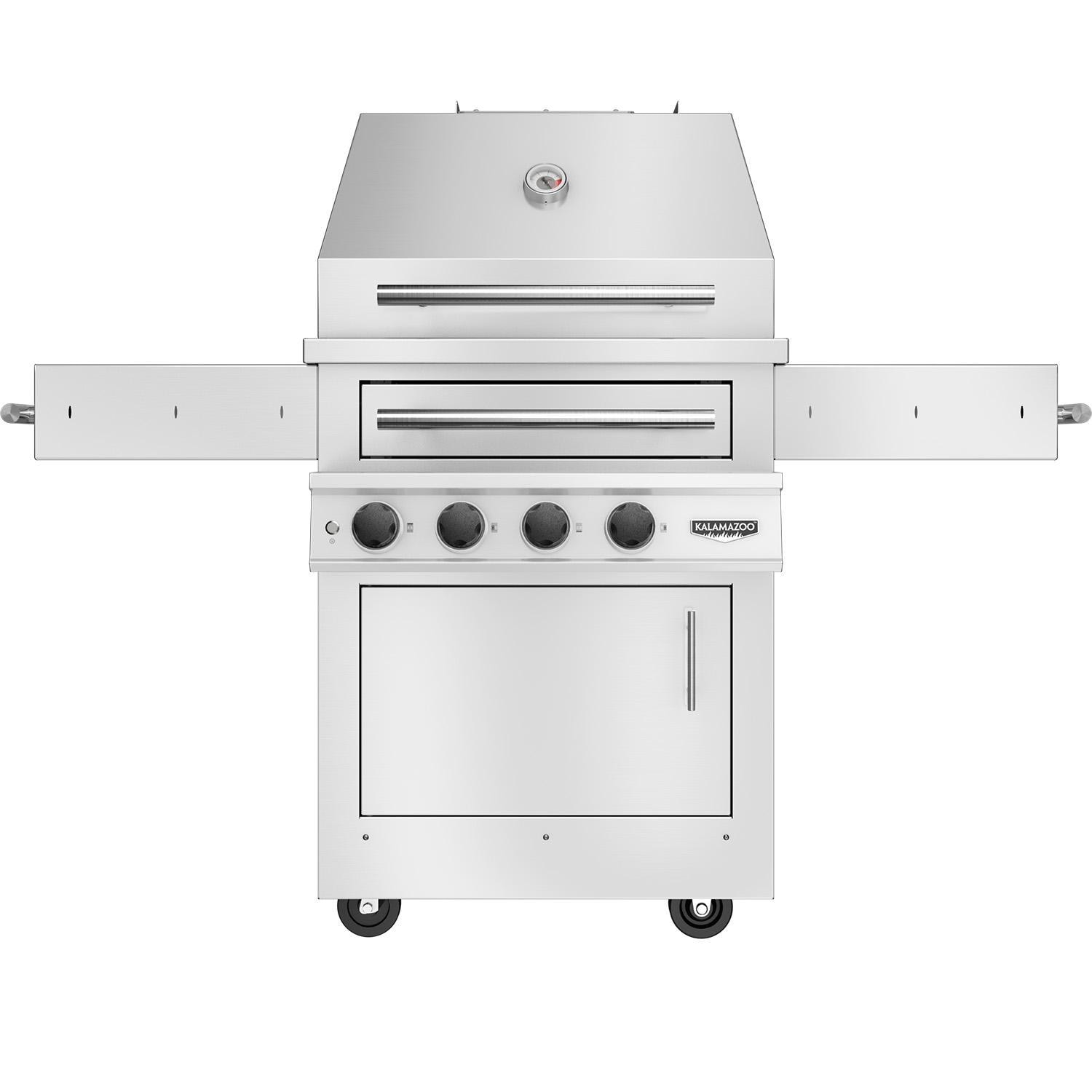 Kalamazoo K500HT Freestanding Hybrid Fire Grill - Bulk Propane - K500HT-2-2-NA-LPBLK-S4