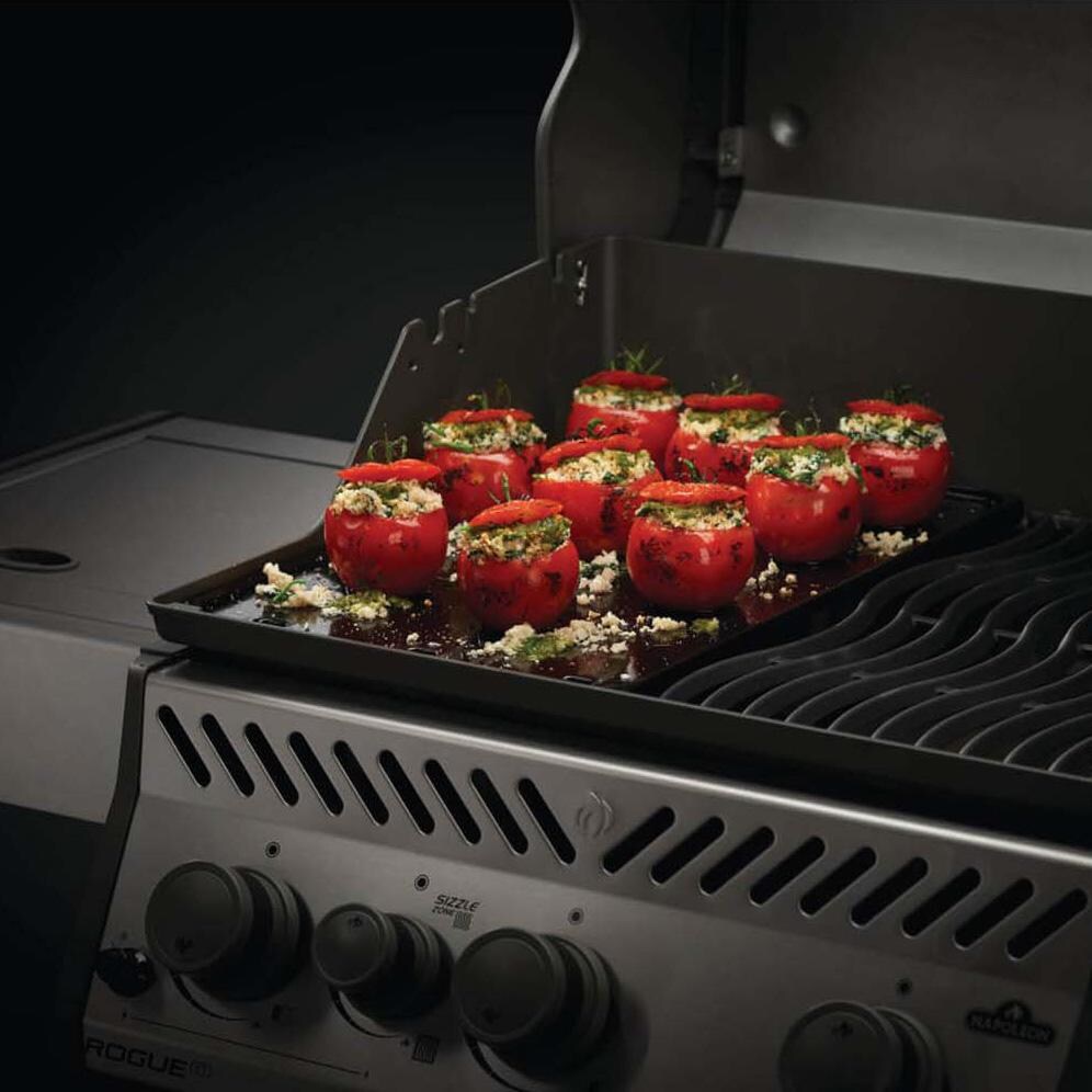 Napoleon 56426 Enameled Cast Iron Reversible Griddle for Rogue 425 Model Grills - Lifestyle thumbnail