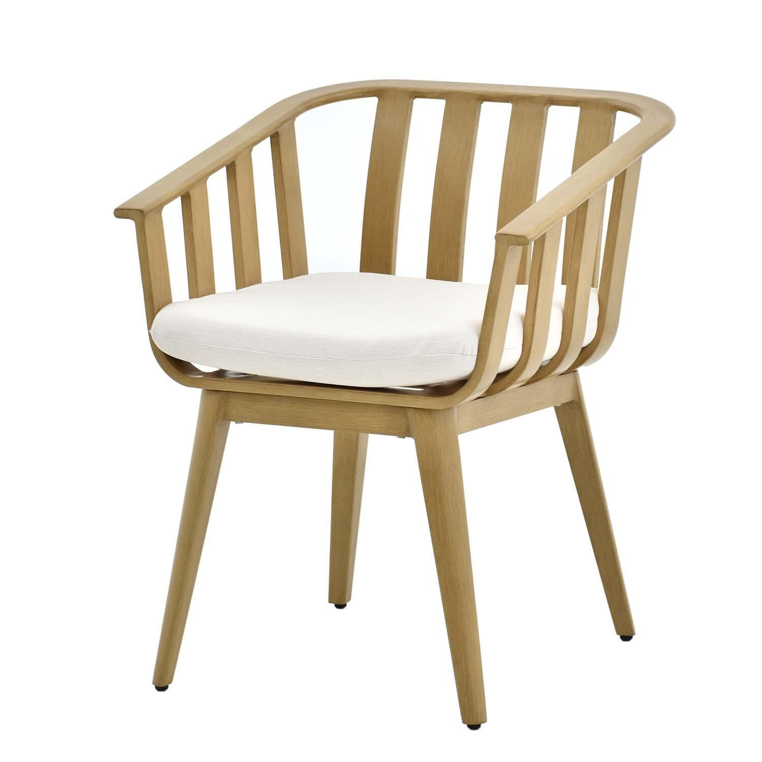 Ranch Pointe 5 Pc Set Aluminum Dining Set By Lakeview Outdoor Designs - Chair Angled View - White Background thumbnail