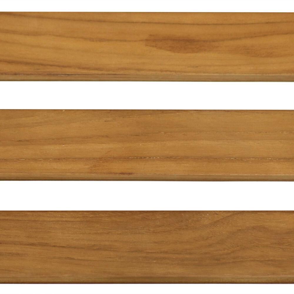 Ultimate Patio Outdoor Teak Wooden Garden Bench - Slat Detail thumbnail