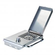 Bull Sidekick Propane Gas Single Side Burner W/ Stainless Steel Lid - 34000 image
