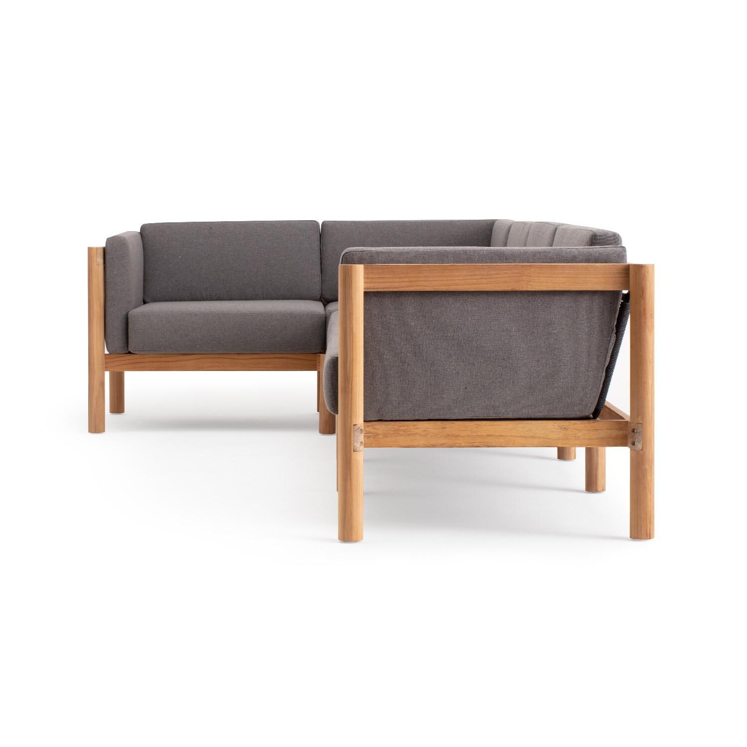 Neighbor SECT5 - GR 5 Piece Sectional W/ Sunbrella Cushion Arms - Long Side View thumbnail