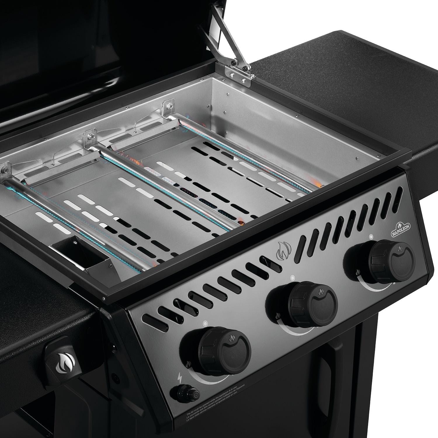 Napoleon F24DFTNK 24-in Natural Gas Griddle - Burners - Detail thumbnail