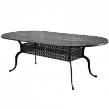 Classique 84 X 42 Inch Oval Cast Aluminum Patio Dining Table By Lakeview Outdoor Designs image