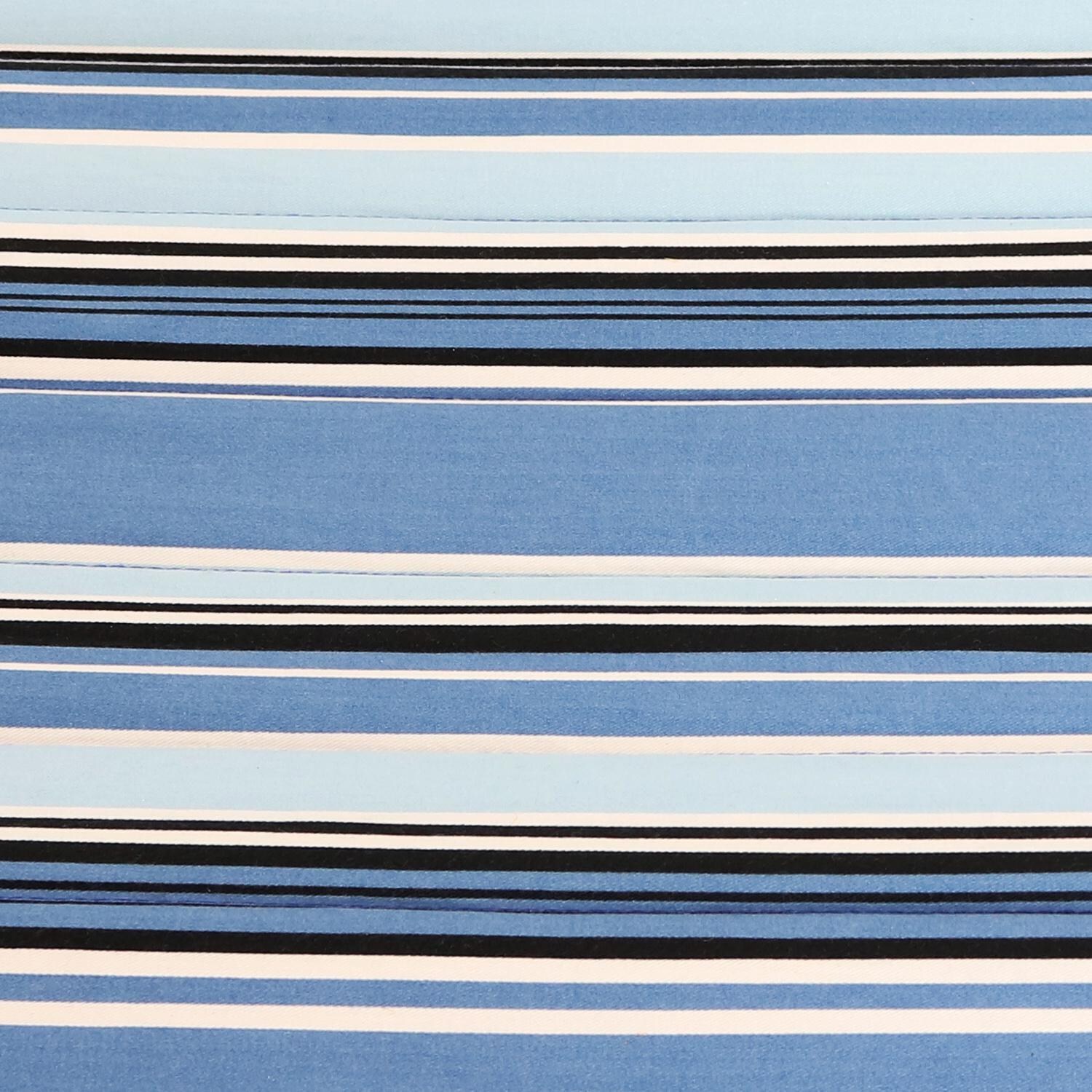 Ultimate Patio Quilted Double Hammock w/ 12-Foot Stand - Misty Beach - Fabric Detail thumbnail