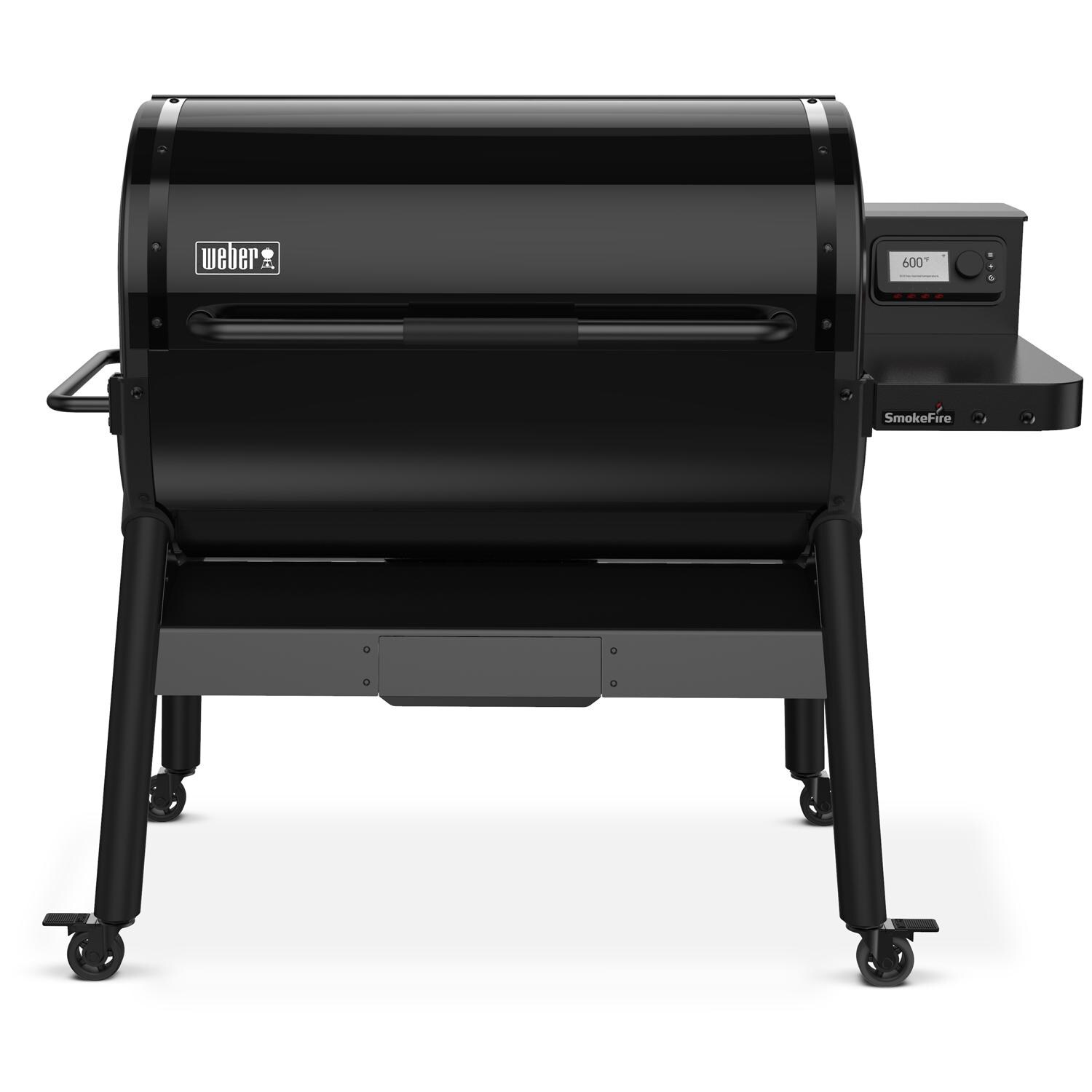 Weber 23611501 SmokeFire EPX6 STEALTH Edition 36-Inch Wi-Fi Enabled Wood Fired Pellet Grill - Front View thumbnail