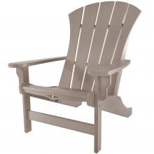 Pawleys Island Sunrise Poly Lumber Patio Adirondack Chair - Weatherwood