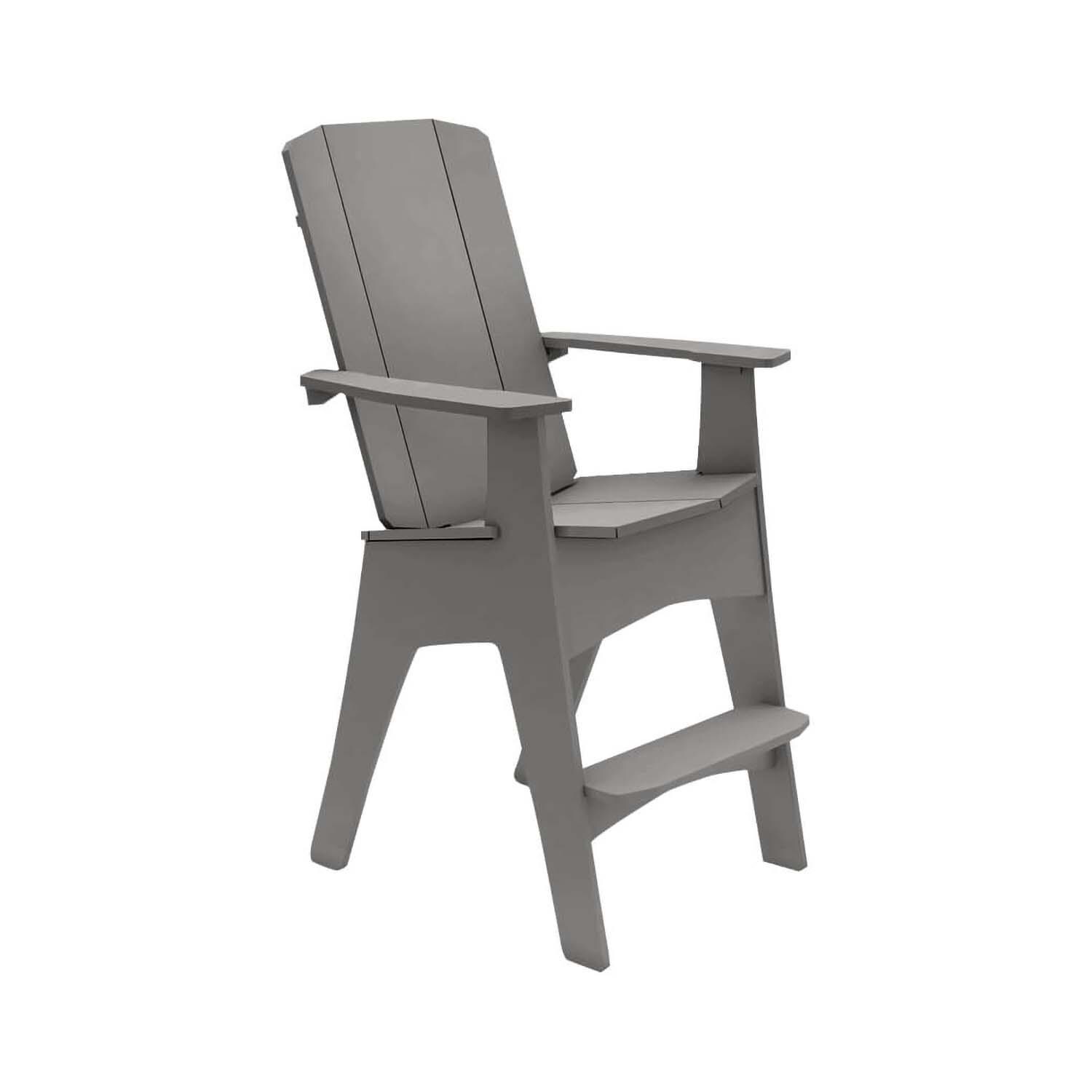 Ledge Lounger Mainstay Adirondack Tall Chair - Gray thumbnail