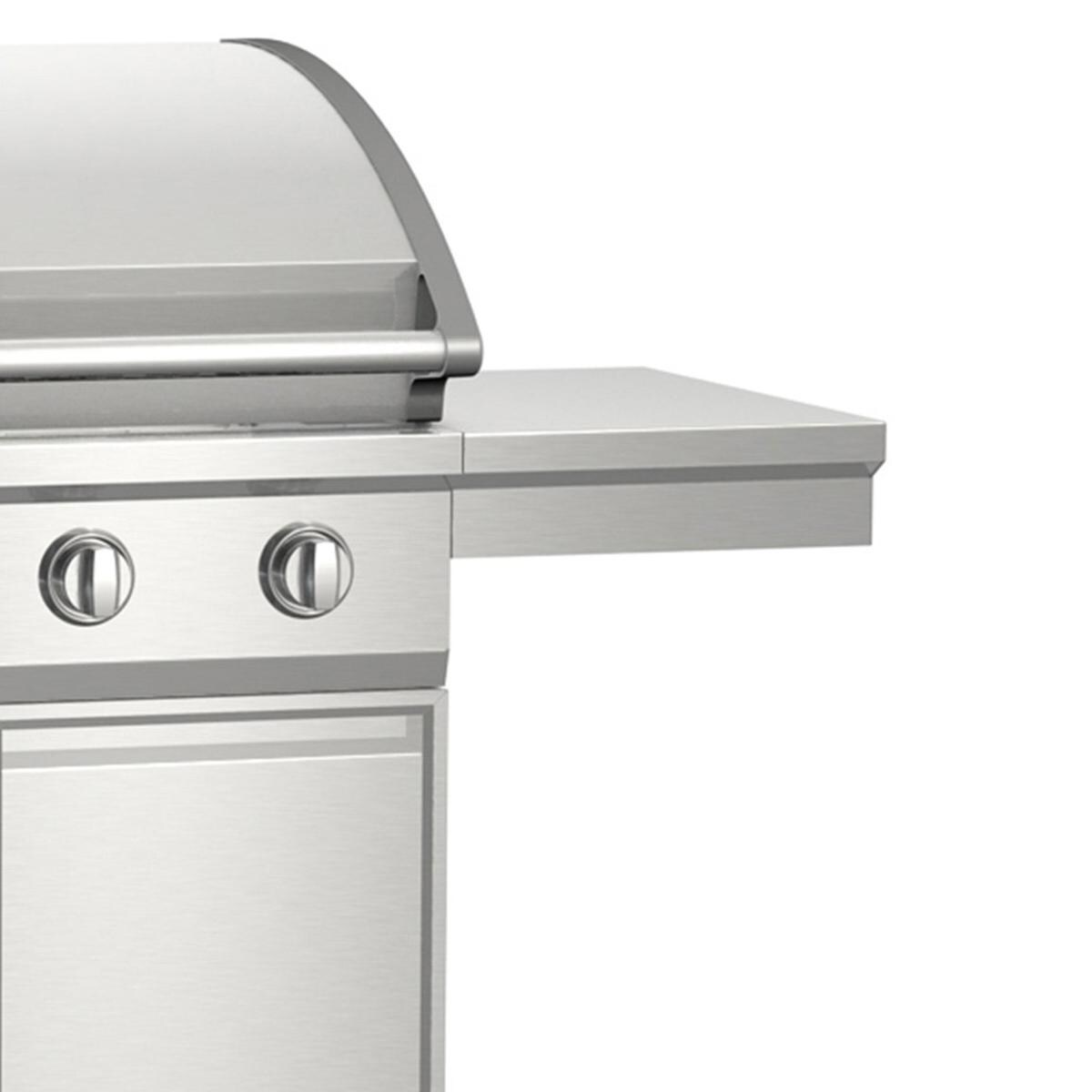 TYTUS T406SSLP Stainless Steel 4-Burner Natural Gas Gas Grill - (Ships as Propane with Conversion Fittings) - Right Side Shelf thumbnail