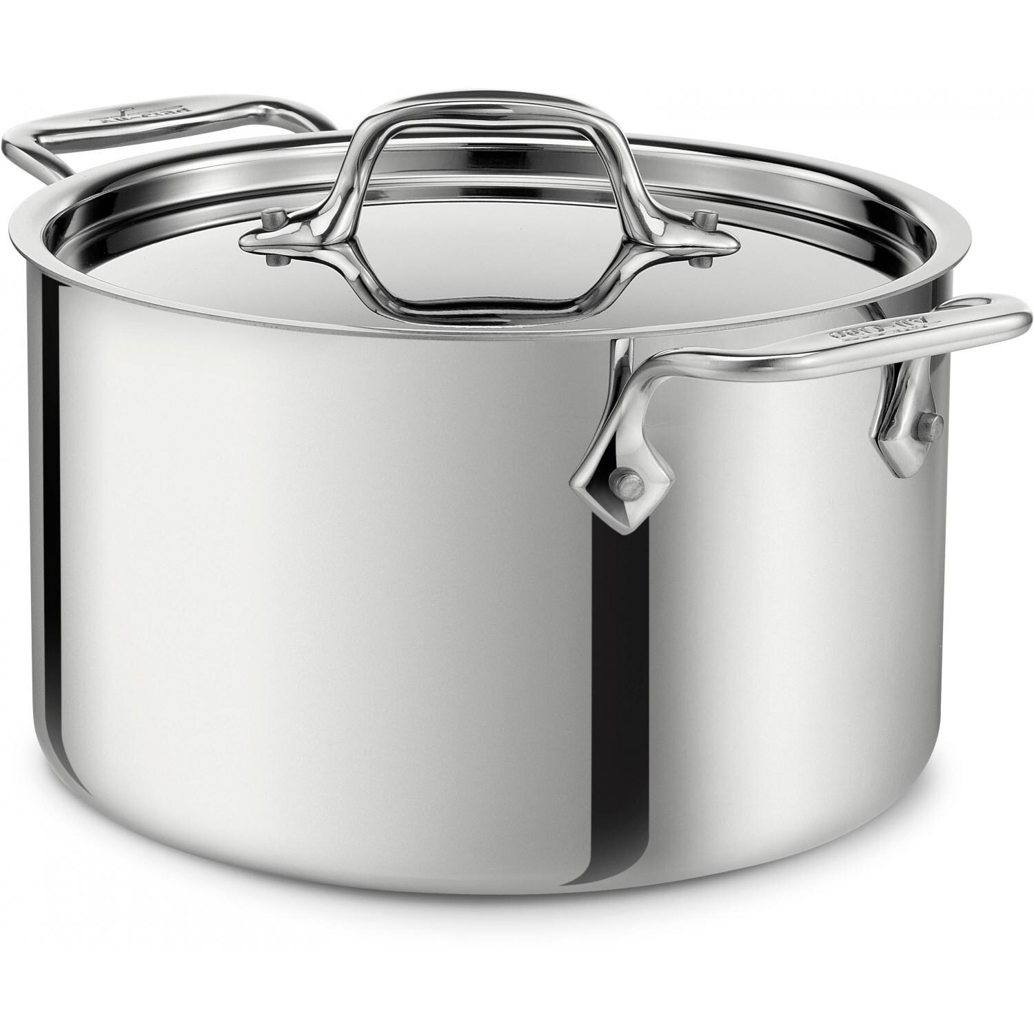 All-Clad Stainless 3-Quart Casserole With Loop And Lid thumbnail