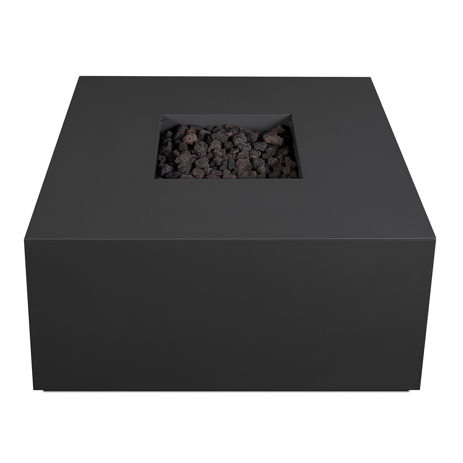 Lakeview Outdoor Designs SC2040LP-CHRC Lakeview Outdoor Designs Covewood 42-inch Square Propane Fire Table - Charcoal - Top View thumbnail