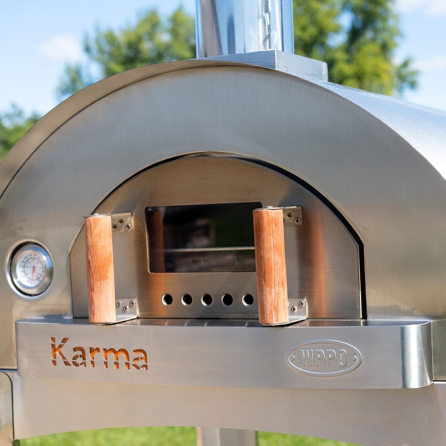 WPPO WKK-02S Karma 32-in Wood Fired Pizza Oven - Door - Detail thumbnail