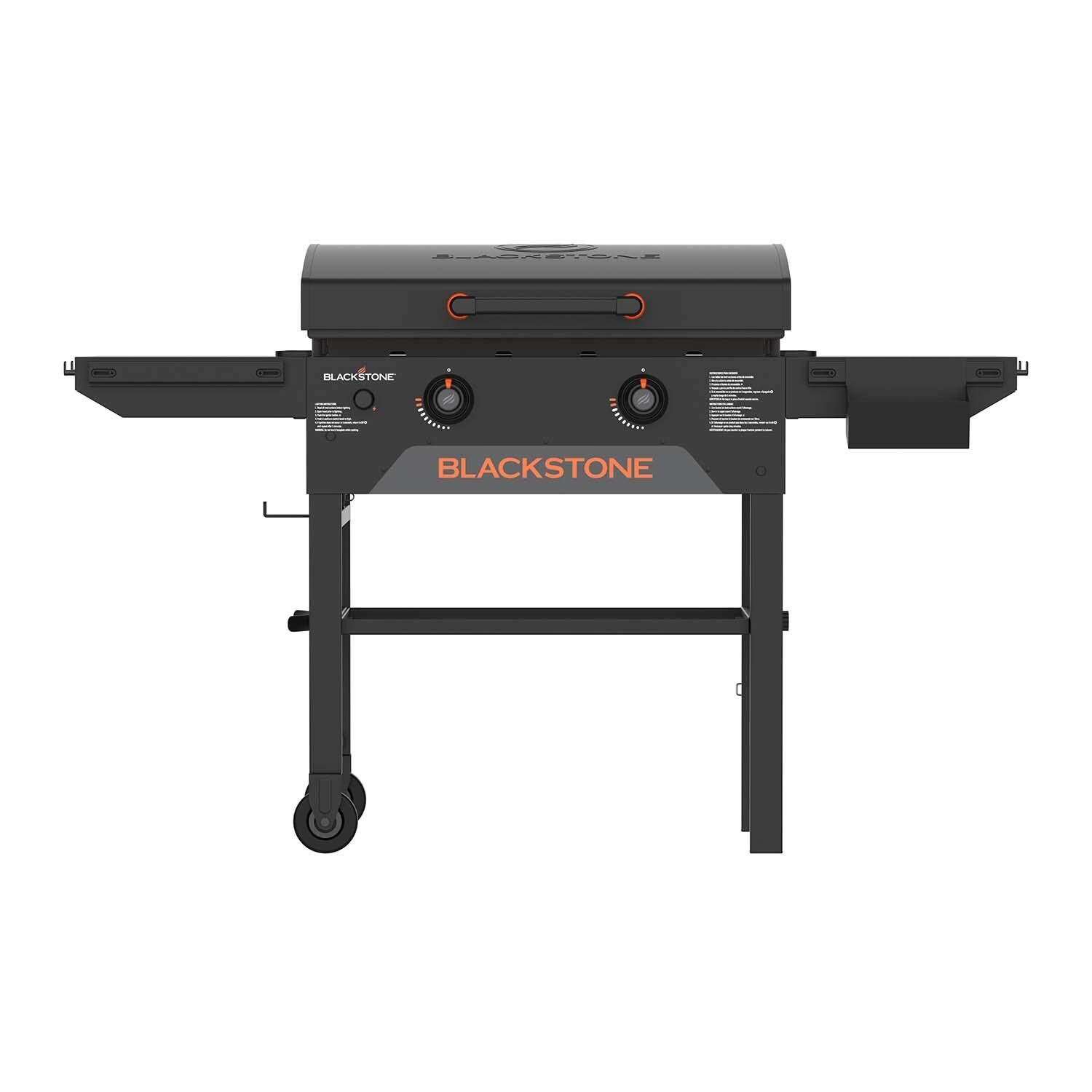 Blackstone 2287 28 Inch Griddle W/ Hood - Hood Closed - White Background thumbnail