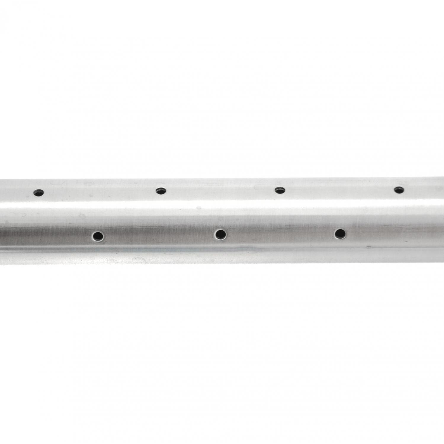 BBQGuys Signature Series 30-Inch Propane T-Style Burner - Stainless Steel - Burner Detail thumbnail