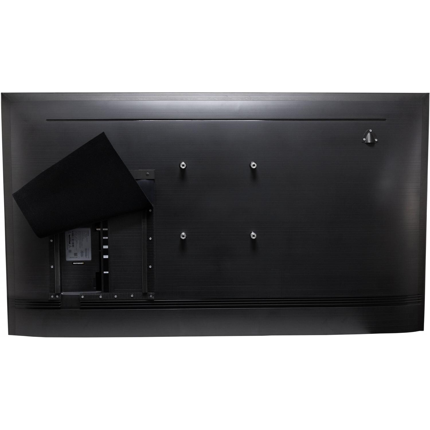 Weatherized TVs - 55WTS - Elite Samsung 7 Series Full Protection 55 Inch 4K LED HDR Outdoor Smart UHDTV - Rear I/O Flap Open thumbnail