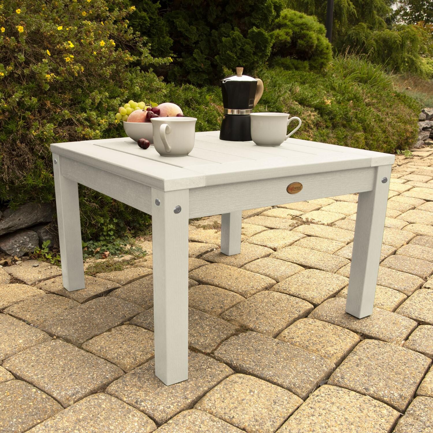 Lakeview Adirondack Side Table - Whitewash thumbnail