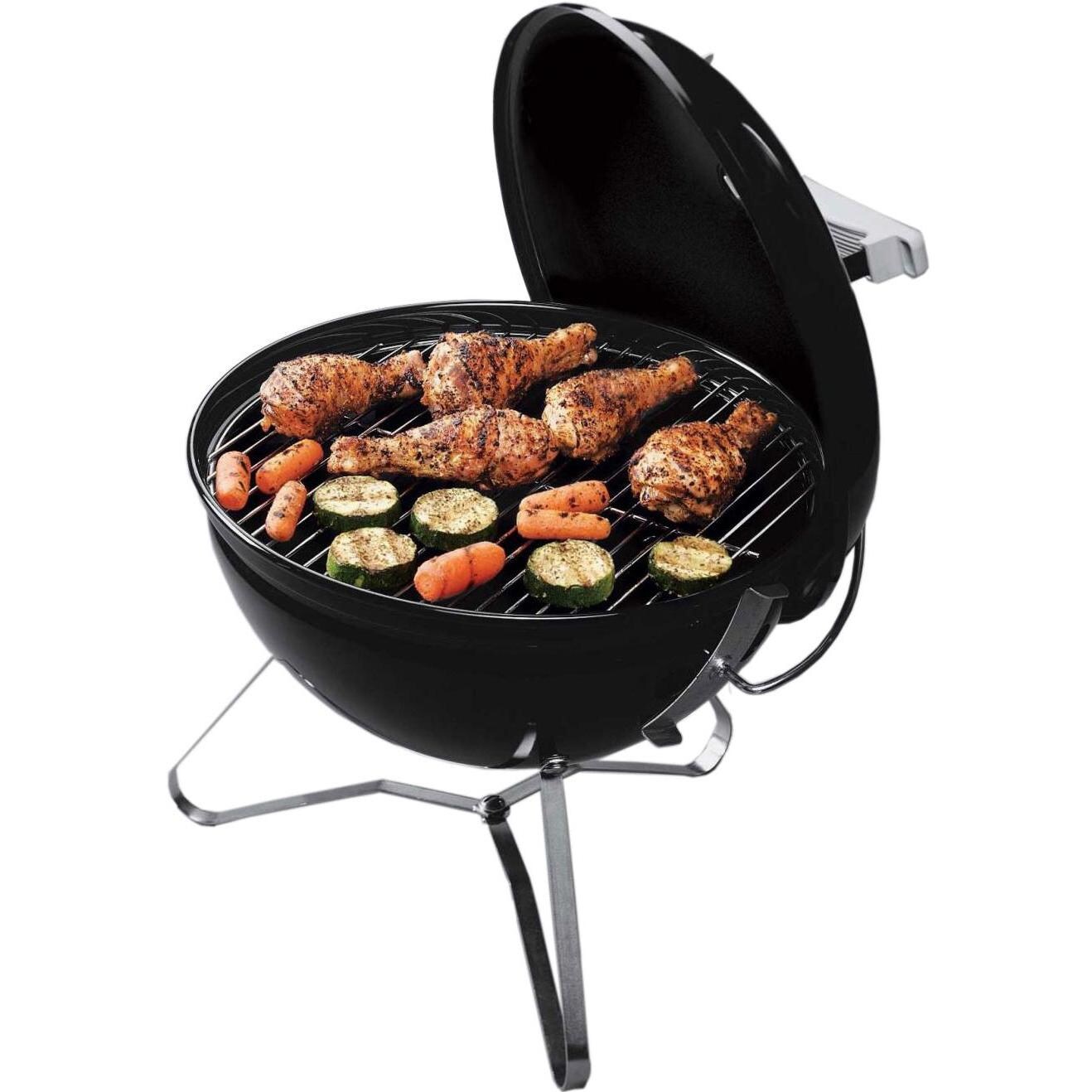 Weber Smokey Joe Premium 14Inch Portable Charcoal Grill Black BBQ Guys