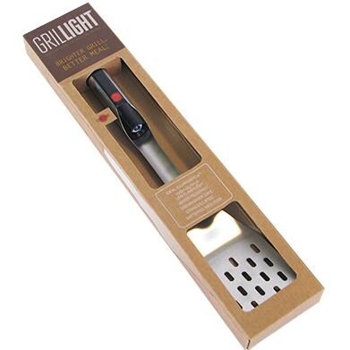 18-Inch Stainless Steel BBQ Spatula With LED Light - Packaged View thumbnail