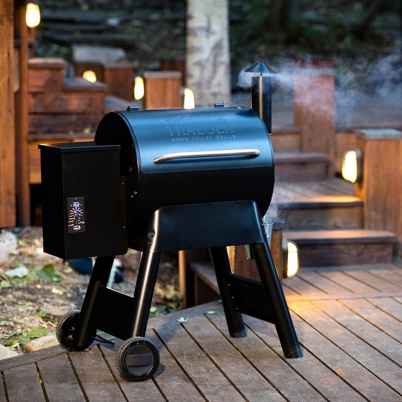 Traeger Pro Series 22Inch Wood Pellet Grill Blue TFB57PUB BBQ Guys