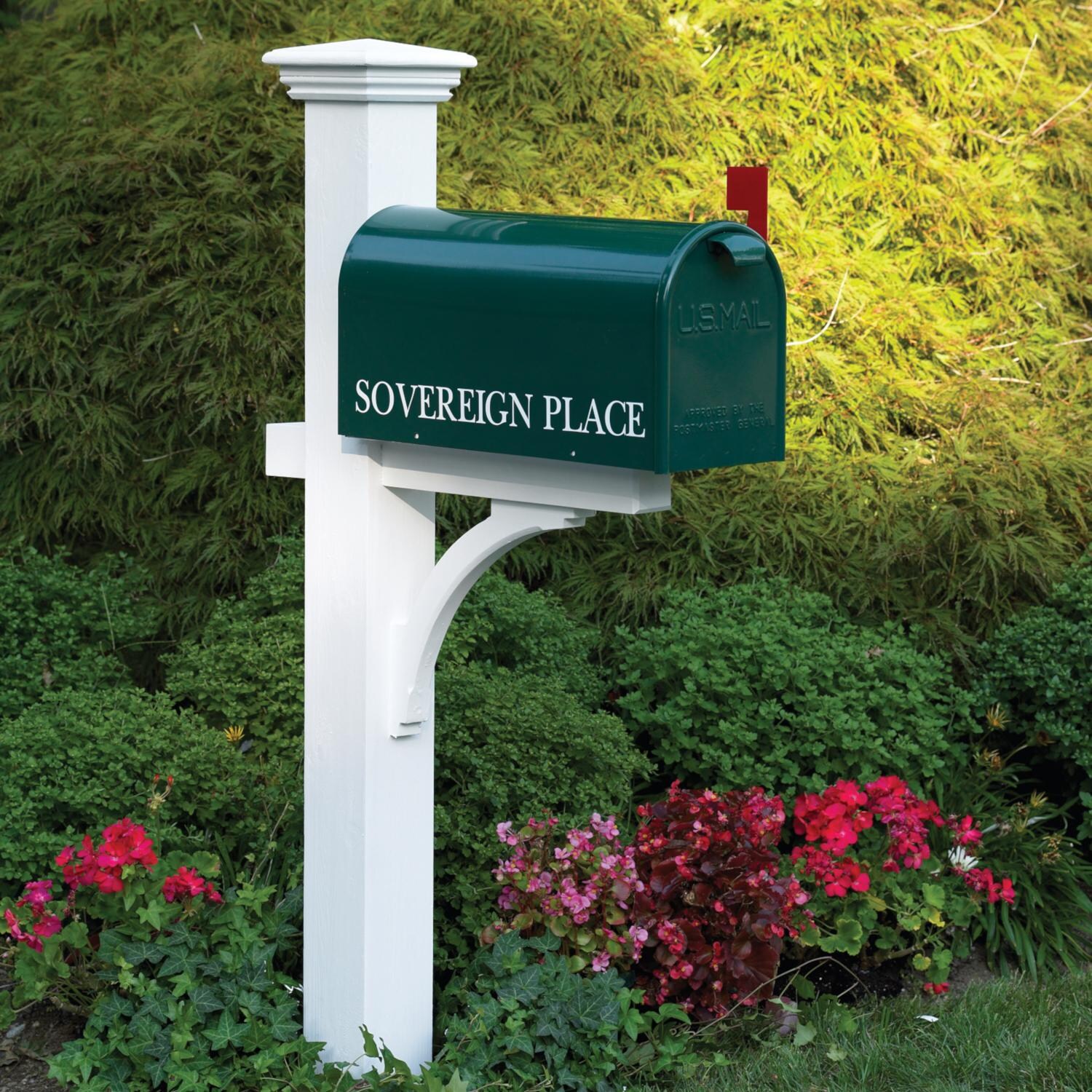 Lazy Hill Farm Designs Sovereign Cedar Mailbox Post By Good Directions thumbnail