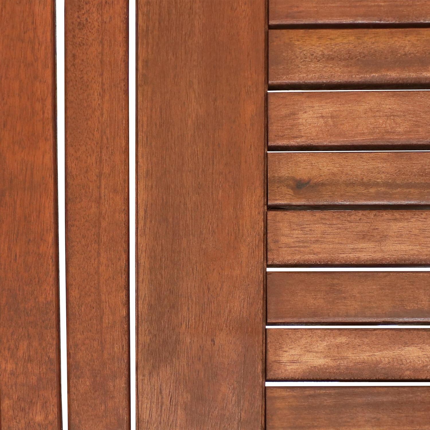 Ultimate Patio 35 1/2-Inch Octagon Meranti Wood Folding Table W/ Teak Oil Finish - Material Sample thumbnail