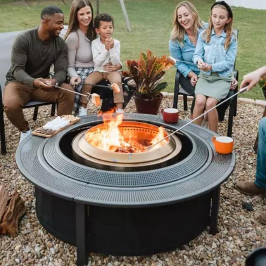 Solo Stove FPSURROUND-LG Fire Pit Surround For Yukon - Making S'mores thumbnail