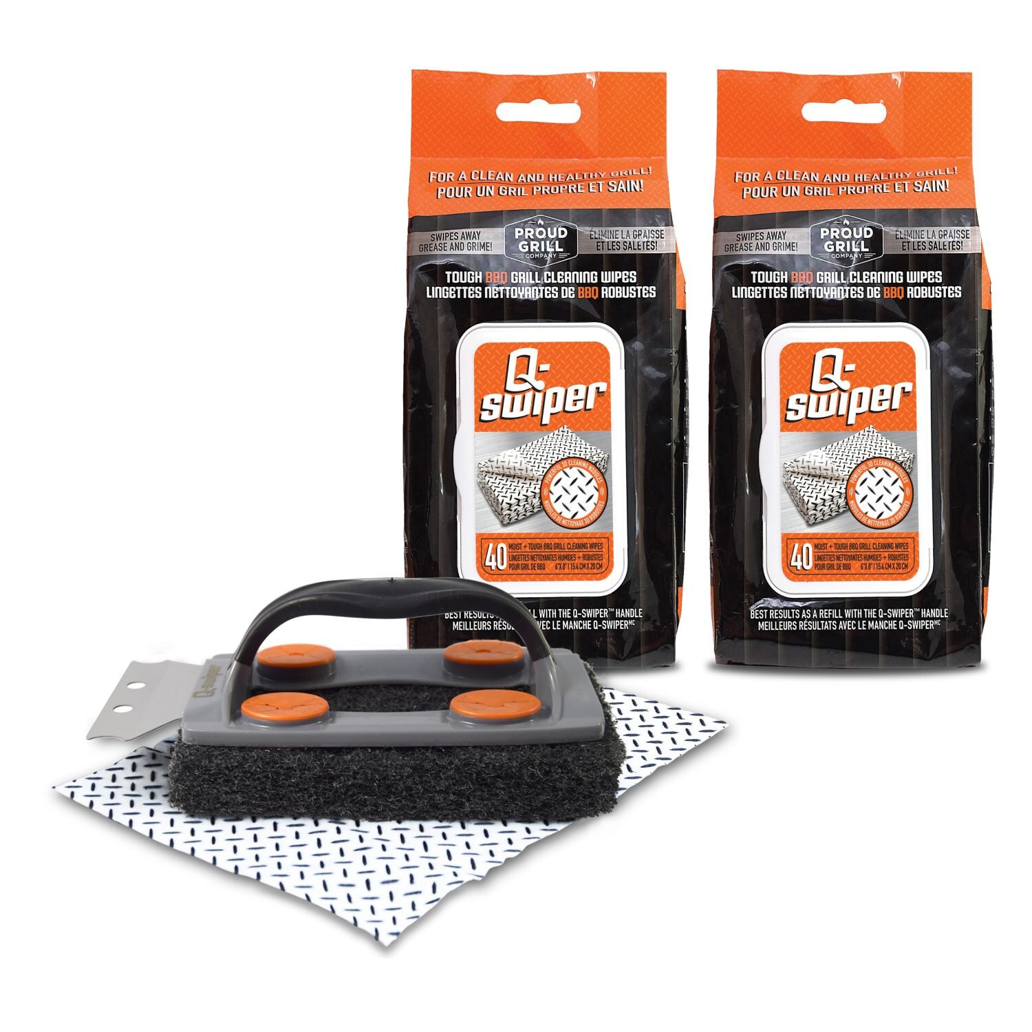 Proud Grill Company Q-Swiper Grill Cleaner Set - 1801C