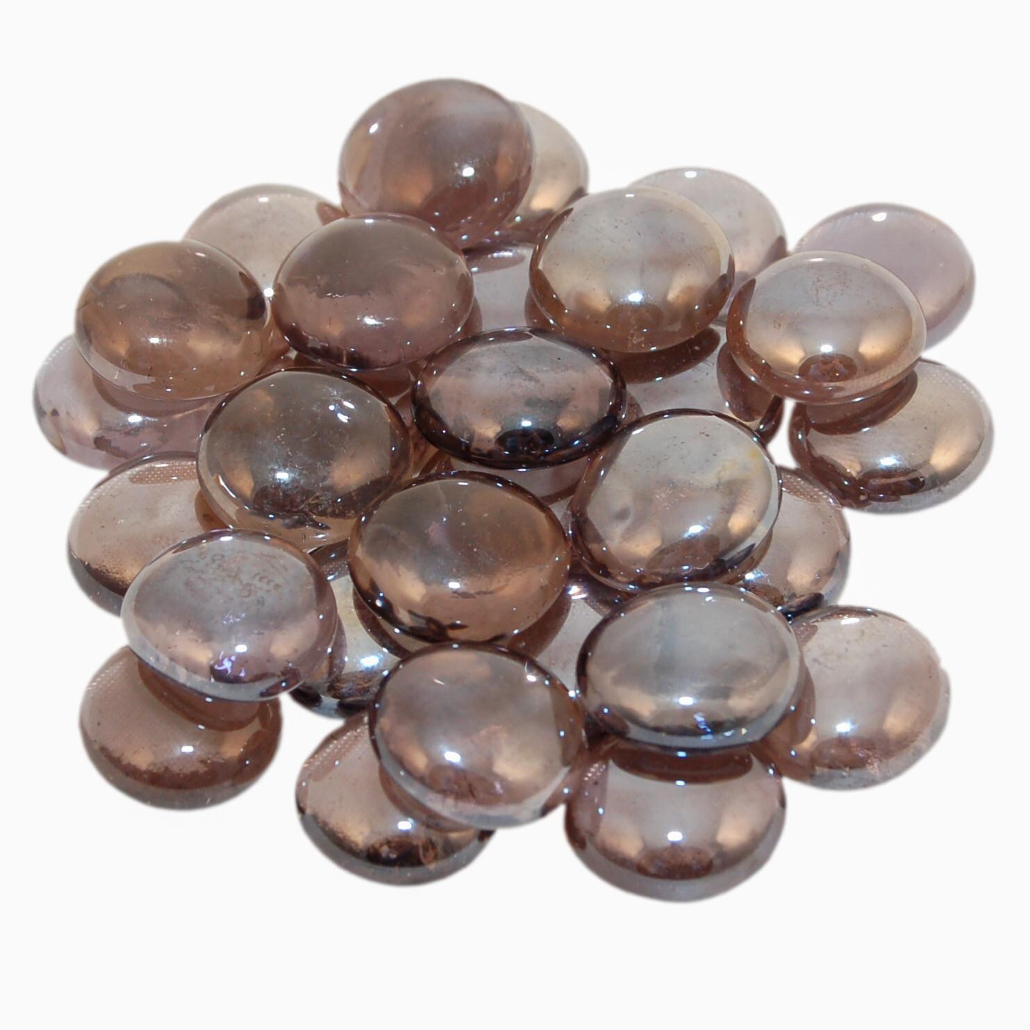 Peterson Real Fyre Black Granite Glass Gems - 40 Lbs