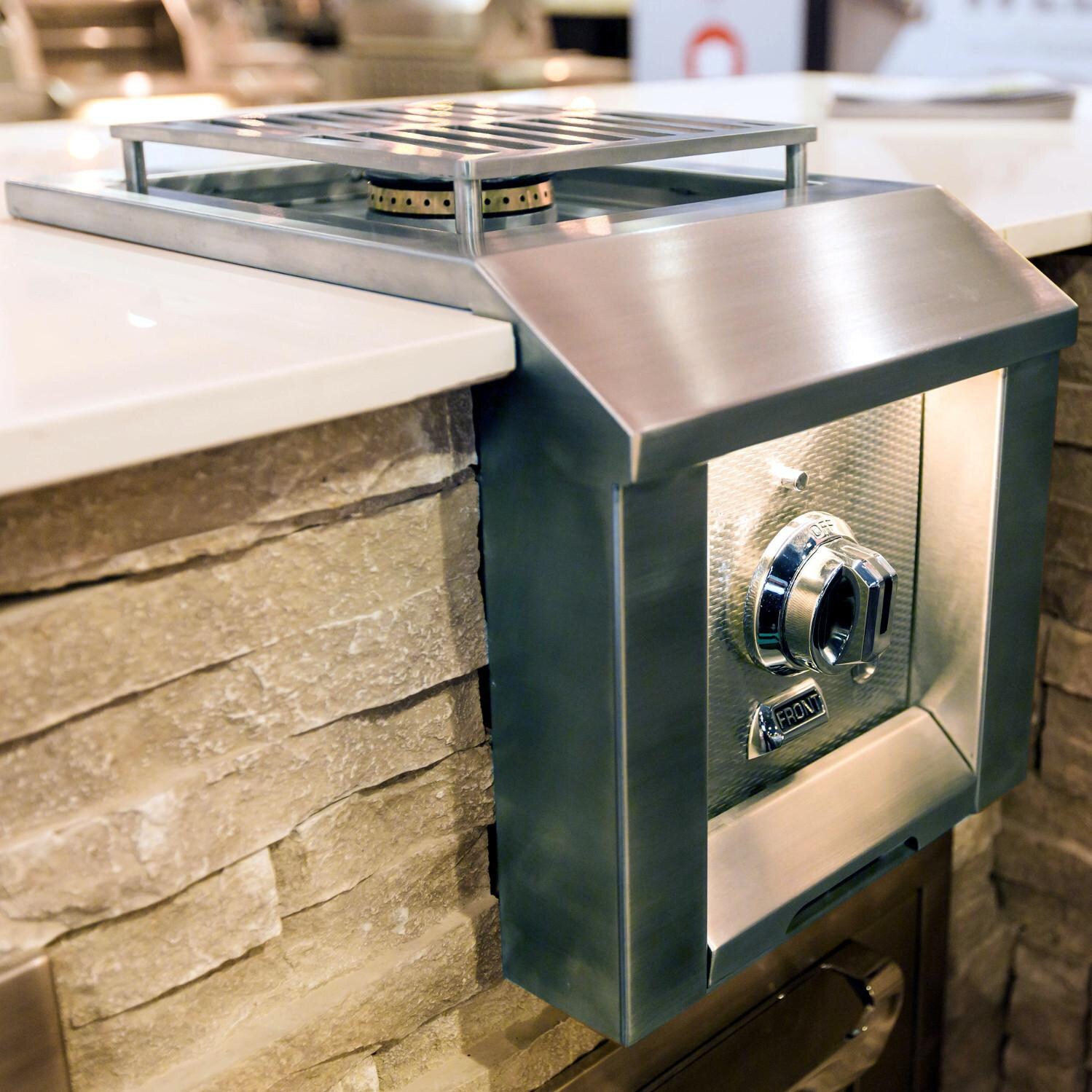 Hestan Built-In Single Side Burner - In Island thumbnail