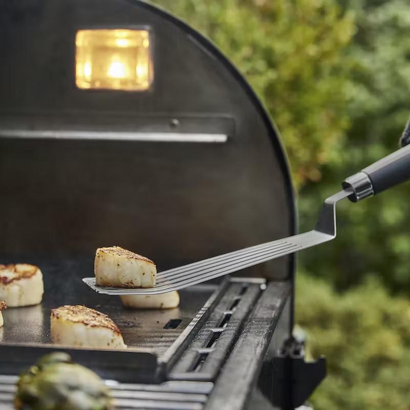 Weber 6780 Stainless Steel Flexible Griddle Spatula - Angled thumbnail
