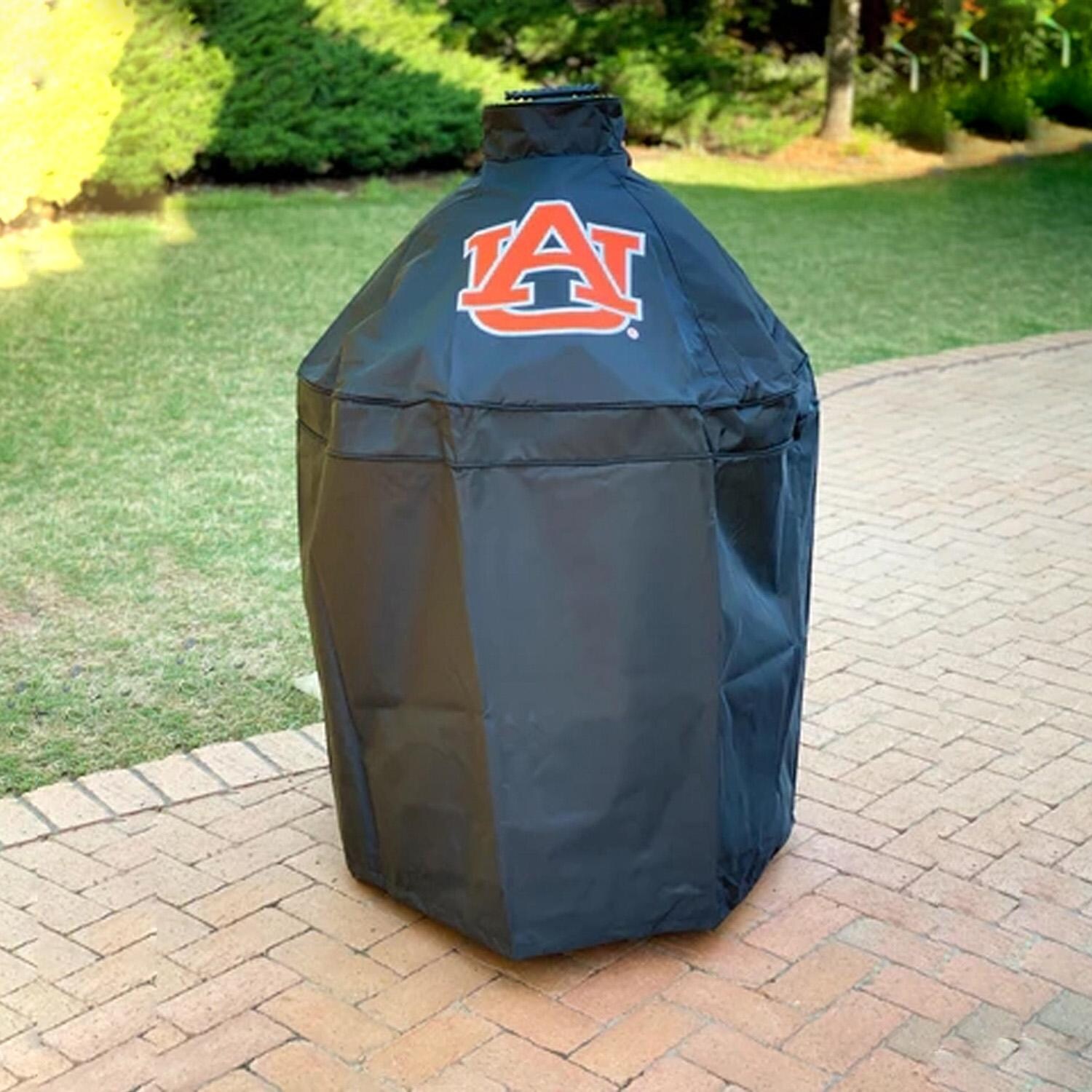 Holland Bar Stool Co B08CF2T9T3 Auburn Universal Kamado Grill Cover - Lifestyle thumbnail