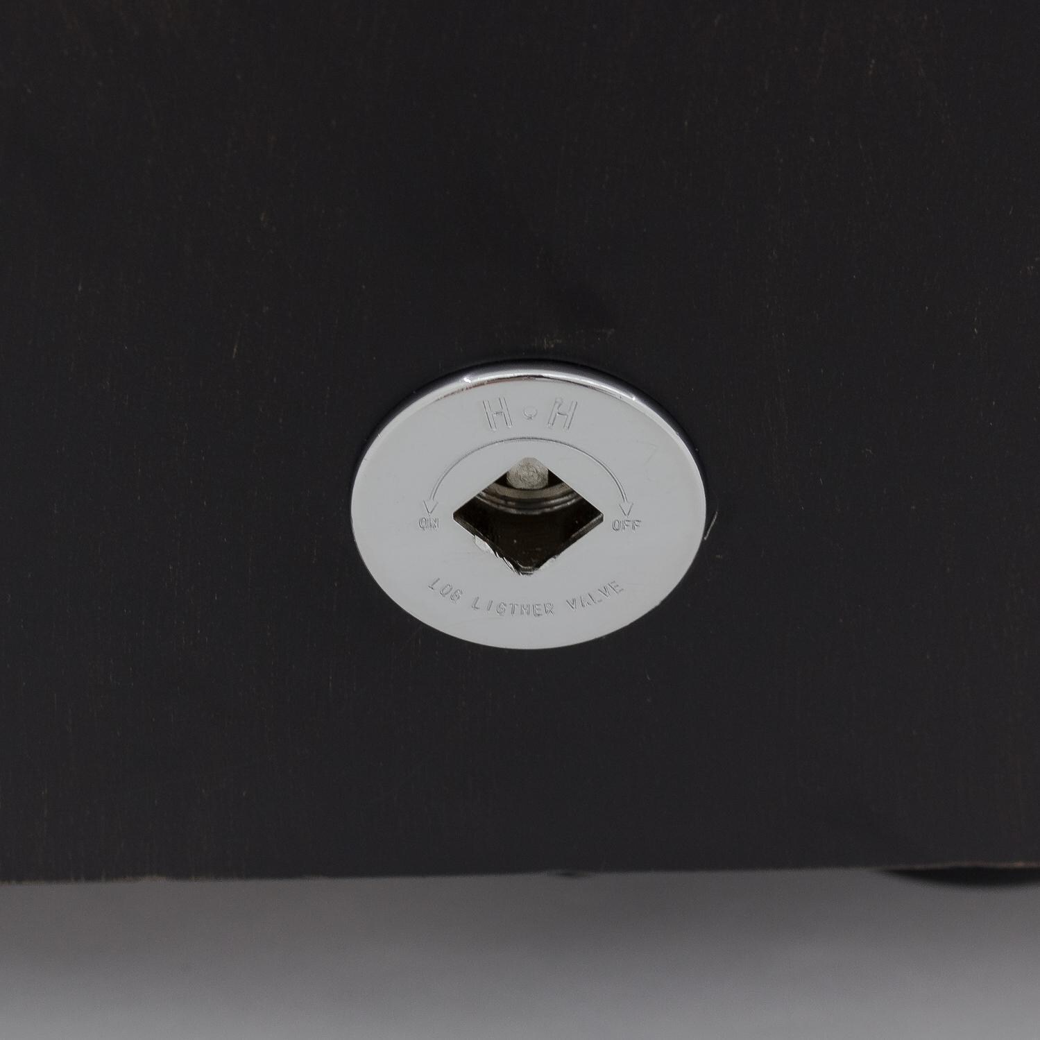 Lakeview Outdoor Designs 42-Inch Octagonal Natural Gas Fire Pit - Oil Rubbed Bronze - Flame Adjusting Key Valve thumbnail