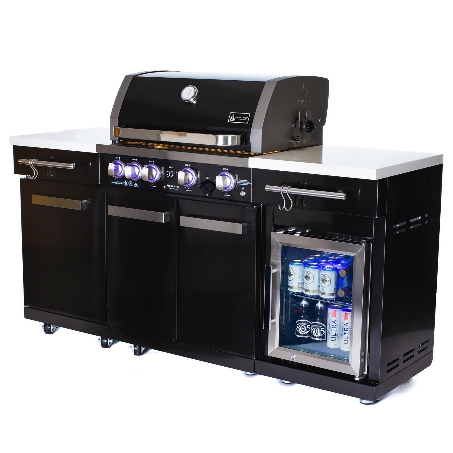 Mont Alpi MA-957FC 957 Propane Island - Angled - White Background thumbnail