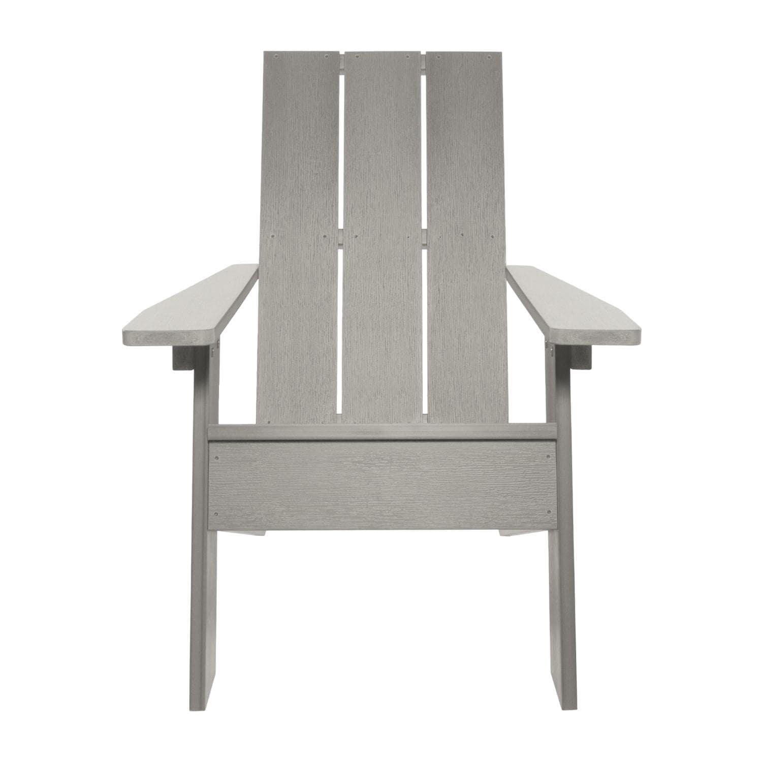 Lakeview Classical Cove Modern Adirondack Chair - Harbor Gray - Front thumbnail